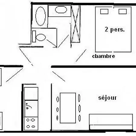 아파트 L'aconcagua - 3 Pieces 5 Pers - Aconcagua - 504ac - Plagne Centre - Avec Wifi Mae-8804 라 플라뉴