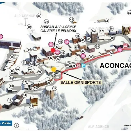 Lägenhet L'aconcagua - 3 Pieces 5 Pers - Aconcagua - 504ac - Plagne Centre - Avec Wifi Mae-8804 *
