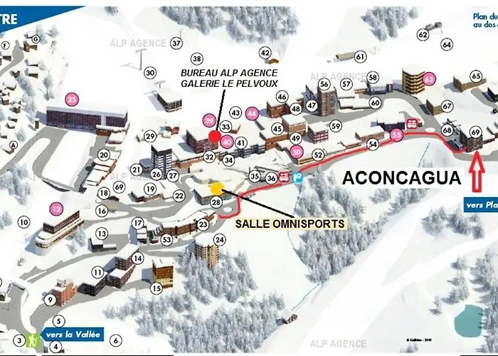 Lägenhet L'aconcagua - 3 Pieces 5 Pers - Aconcagua - 504ac - Plagne Centre - Avec Wifi Mae-8804 *
